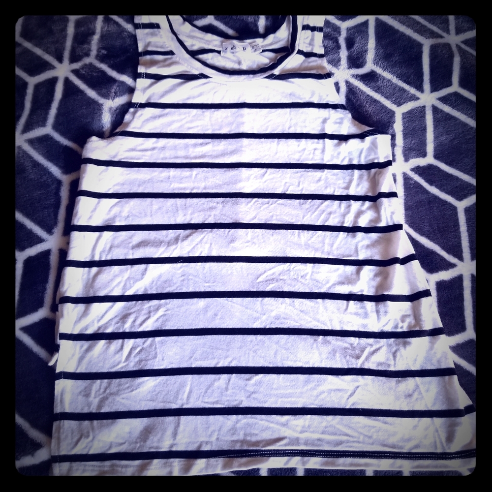 Rehab S Striped tank with cute back
